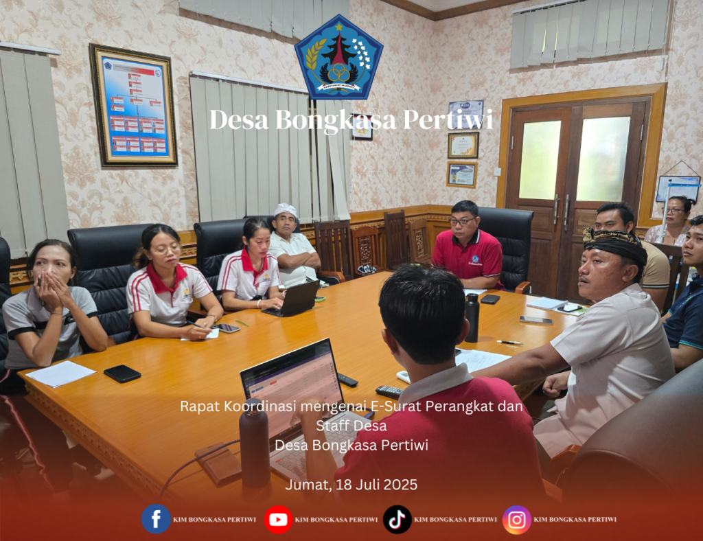 Rapat Koordinasi Mengenai E-Surat